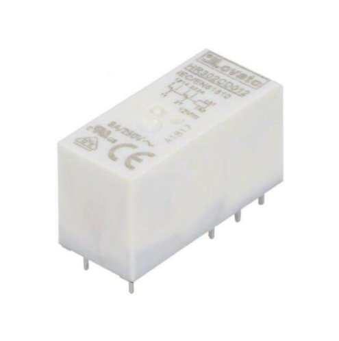 Relay trung gian 2 C/O, 8A, 12VDC COIL, 250V